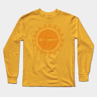 Retro 'Take A Sun Break' Design Long Sleeve T-Shirt